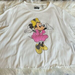 New with tags Disney World cropped ruffle bottom Minnie Mouse shirt size 2x